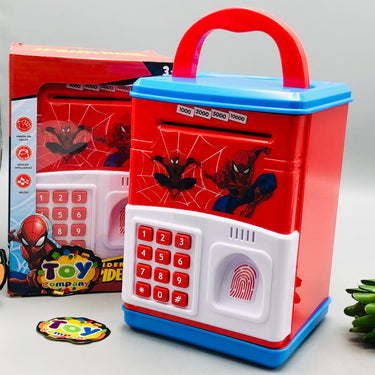 Spider-Man Fingerprint & Password Unlock ATM Machine
